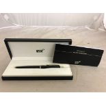 Cased Mont Blanc Fountain pen