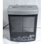 An electric paper shredder