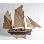 A model fishing boat