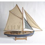 A model fishing boat