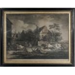 A George Morland print 'A Mad Bull'