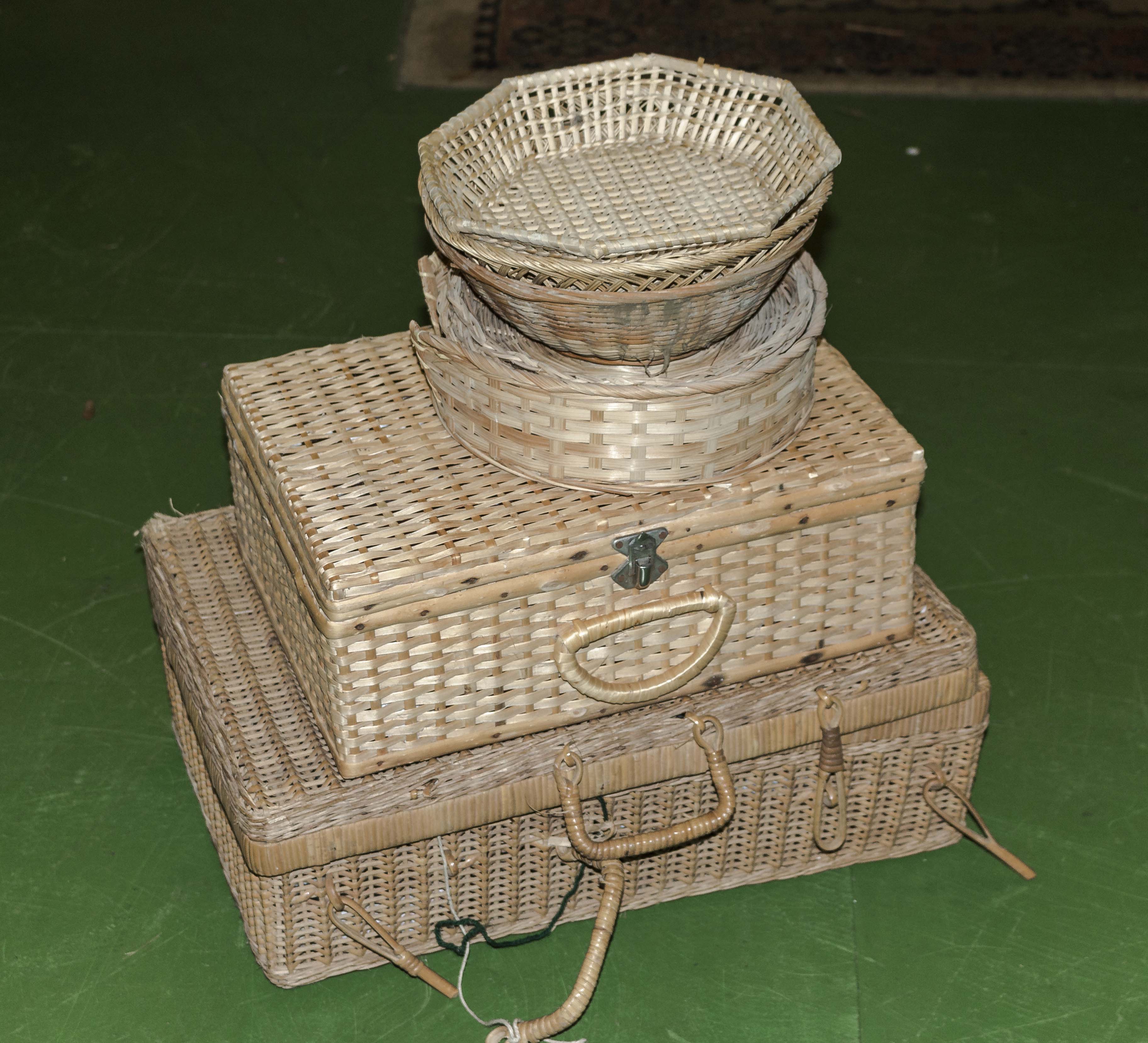 A collection of baskets