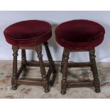 Nineteen small bar stools