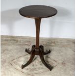 A Georgian pedestal wine table