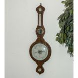 A walnut onion top barometer