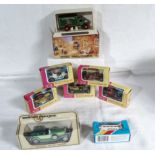 Eight Matchbox diecast model cars