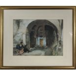 A framed Russell Flint print 'Unexplored City' image size 36cm x 45cm