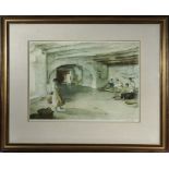 A framed Russell Flint print, signed. Image size 42cm x 59cm