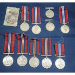 Eleven 1939-45 war medals