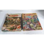 A collection of 38 Eagle comic books 1990