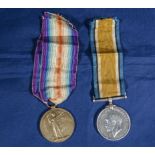 Two WW1 medals. 36316 PTE T. Lund E.SURR.R