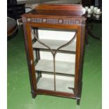 Mahogany display cabinet