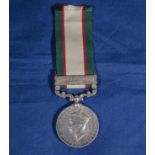 WW11 medal, North West Frontier 1936-37. 13330 Sepoy Dalip Singh, 12FFR