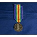 A WW1 victory medal. 114480 PTE Ragg M.G.C