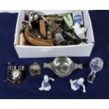 A box of assorted collectable items