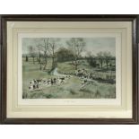 A framed sporting print