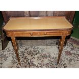 An Edwardian mahogany writing desk