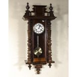 A Victorian Vienna wall clock.