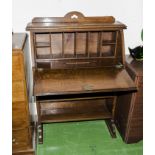 An oak bureau