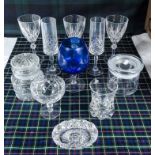 A quantity of glassware