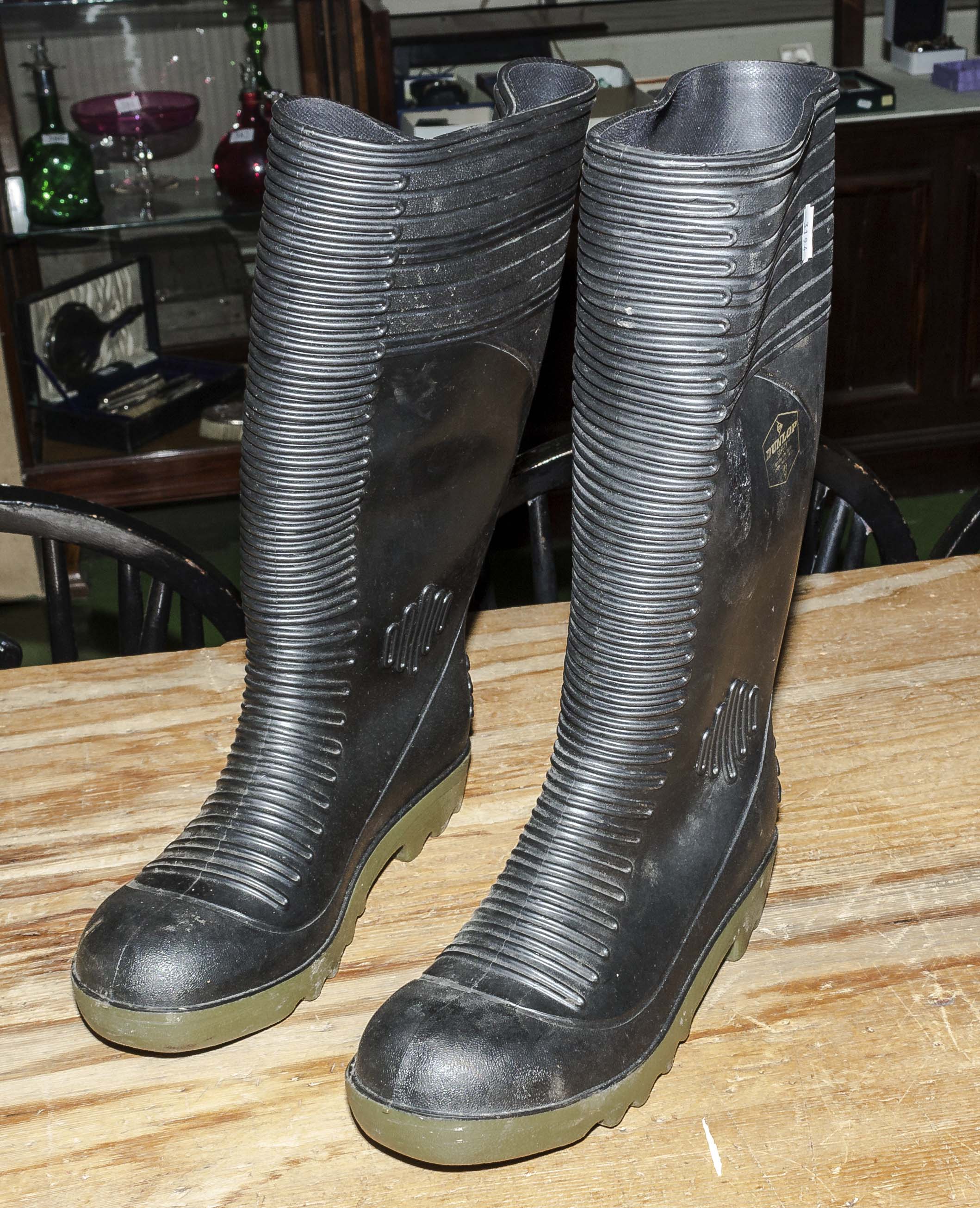 A pair of wellington boots