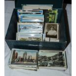 A selection of postcards and photographs