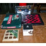 A selection of board games