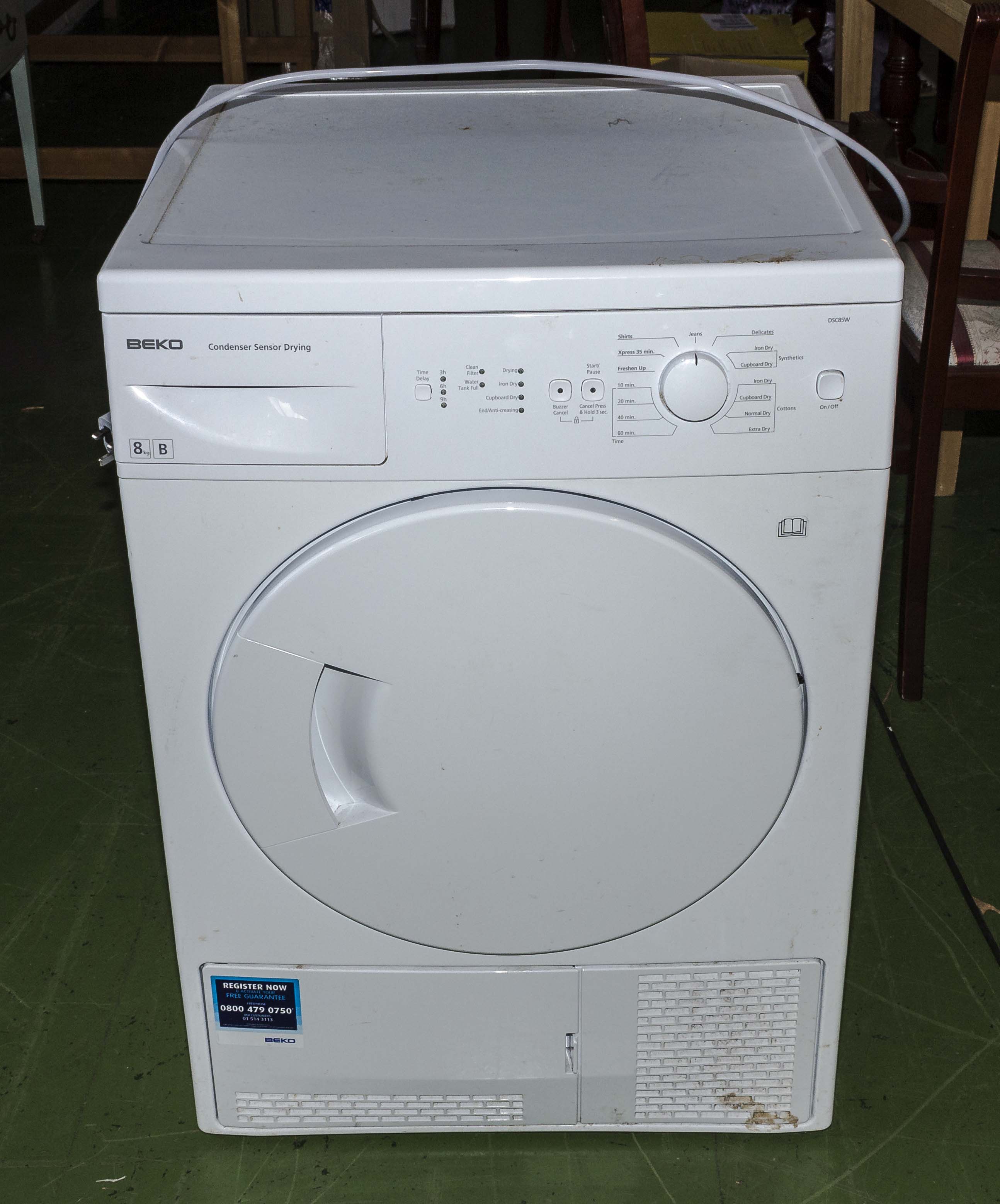 Beko 8kg condenser dryer