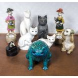 A collection of animal figures