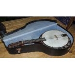 A mandolin-banjo