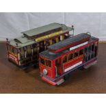 Two trolley bus carriages