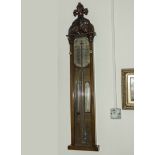 A good Admiral Fitzroy barometer with carved crest.