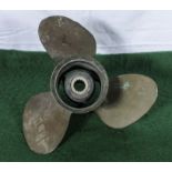 Bronze boat propeller