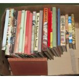 A box containing children's books