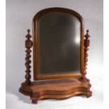 A Victorian mahogany dressing mirror.