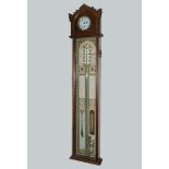 A Victorian Admiral Fitzroy barometer with clock.