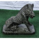 A small bronze boar modelled on the Florence Boar fountain 'Porcellino'
