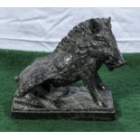 A small bronze boar modelled on the Florence Boar fountain 'Porcellino'