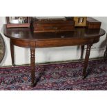 An early Victorian D end table