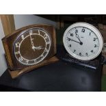 Two retro mantle clocks