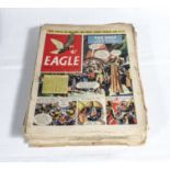 A collection of Eagle comic books 1957. 52 issues full year