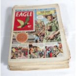 A collection of Eagle comic books 1959. 45 issues