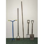 Five gardening tools