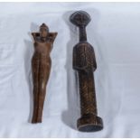 Two African carvings