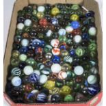 A small box of marbles