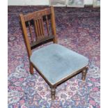 A Victorian nursing chair