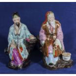 Two Chinese Famille Rose Republic period figures