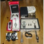 Assorted watches and other items
