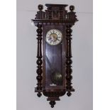 A Victorian Vienna wall clock.