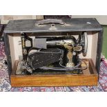 An electric sewing machine